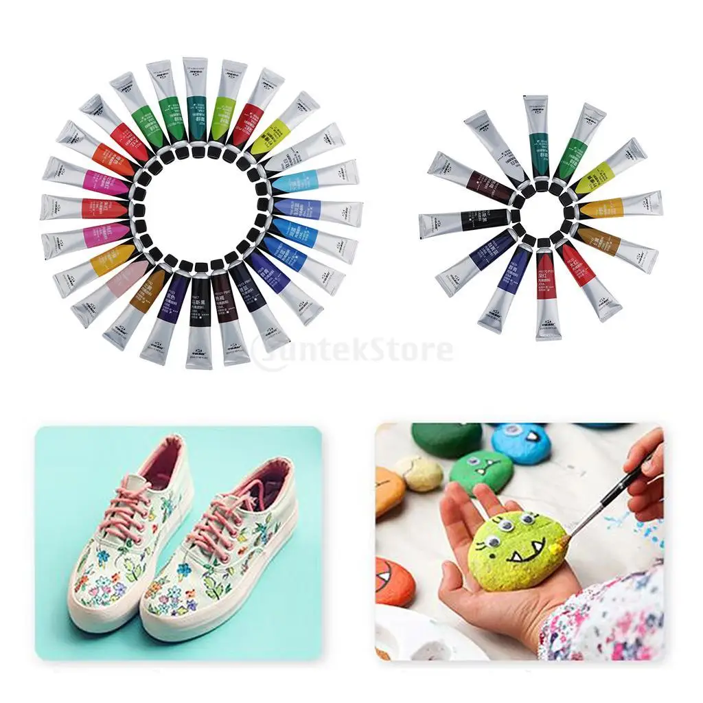 12/24 шт., водостойкие акриловые красители
12/24 шт., водостойкие акриловые красители