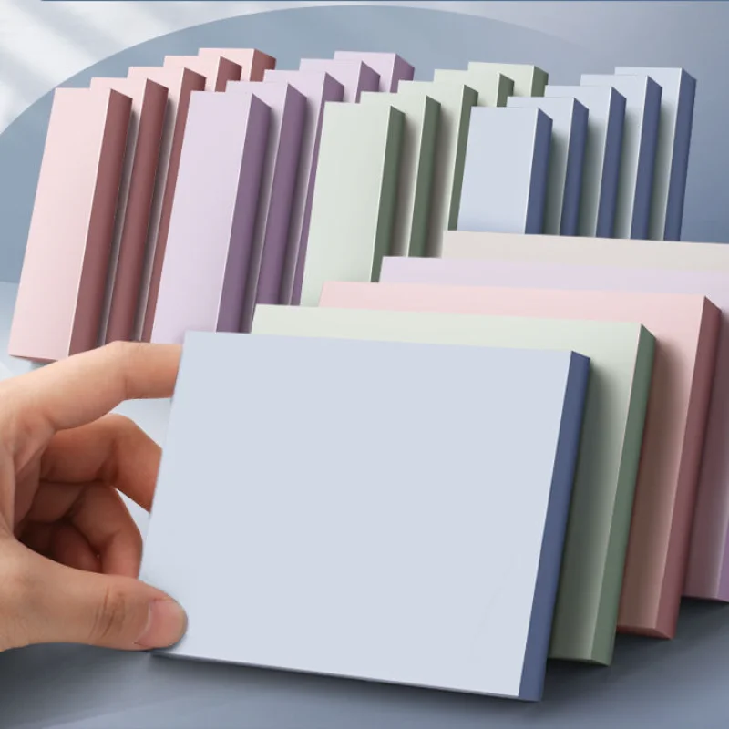 

100Sheets Morandi Sticky notes Pads Posits Stationery Paper Stickers Posted It Memo Notepad Notebook School Office Accessories