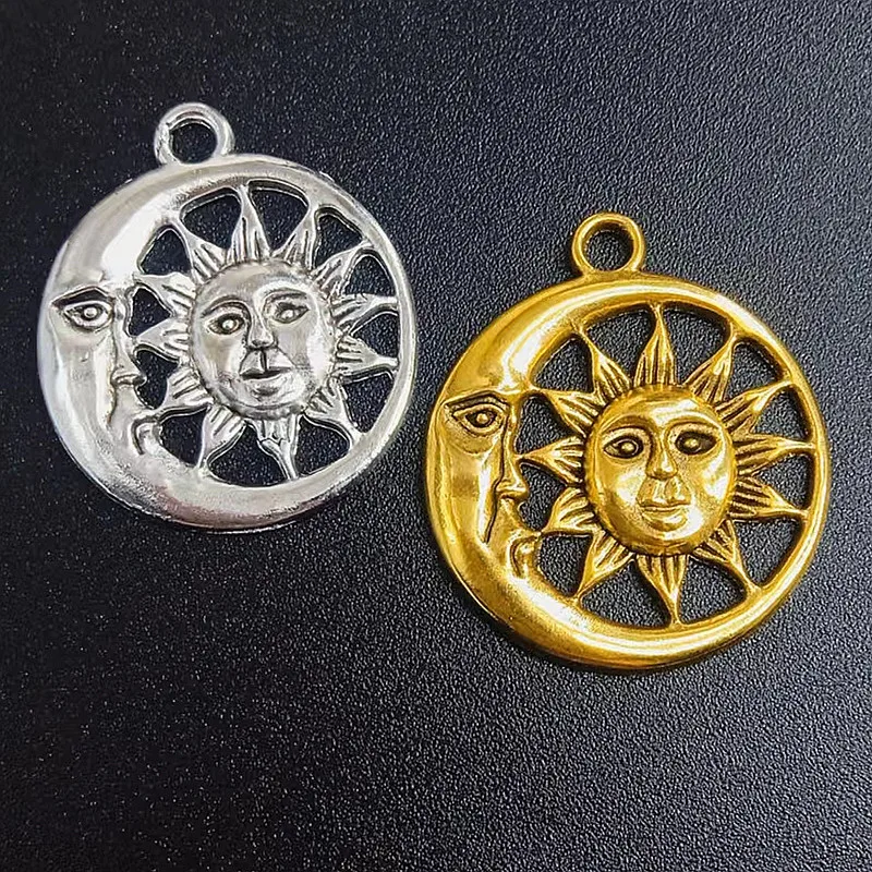 10pcs Charms Sun Moon 28x24mm Tibetan Bronze Silver Color Pendants Antique Jewelry Making DIY Handmade Craft
10pcs Charms Sun Moon 28x24mm Tibetan Bronze Silver Color Pendants Antique Jewelry Making DIY Handmade Craft
