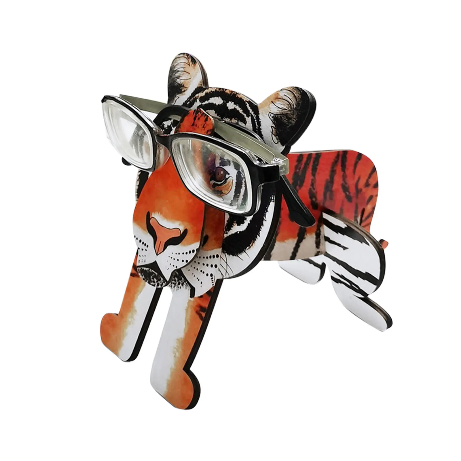 Wooden Glasses Stand Holder Cute Tiger Eyeglass Stand Exquisite Spectacle Holder Convenient To Use Creative Animal Sunglasses
Wooden Glasses Stand Holder Cute Tiger Eyeglass Stand Exquisite Spectacle Holder Convenient To Use Creative Animal Sunglasses
