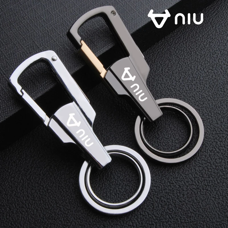 

For NIU M1 M+ N1S NGT N1 U1 U+ US U+a U+b UQI Accessories Motorcycle Keychain Alloy Multifunction Car Play Keyring