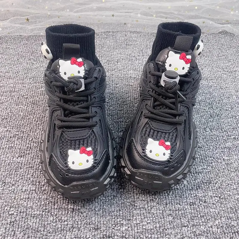 Kawaii Sanrios Hello Kitty Spring Autumn Child Cartoon Black Sneakers Girl Girl Outdoor Casual Shoes Anti-Slip and Comfortable
Kawaii Sanrios Hello Kitty Spring Autumn Child Cartoon Black Sneakers Girl Girl Outdoor Casual Shoes Anti-Slip and Comfortable