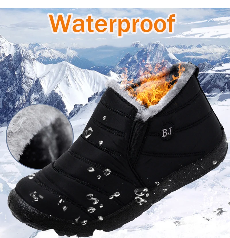 Men'S Winter Boots Unisex Couples Ankle Boots Men Winter Boots Solid Color Plush Anti Skid Bottom Waterproof Safety Shoes Man
Men'S Winter Boots Unisex Couples Ankle Boots Men Winter Boots Solid Color Plush Anti Skid Bottom Waterproof Safety Shoes Man