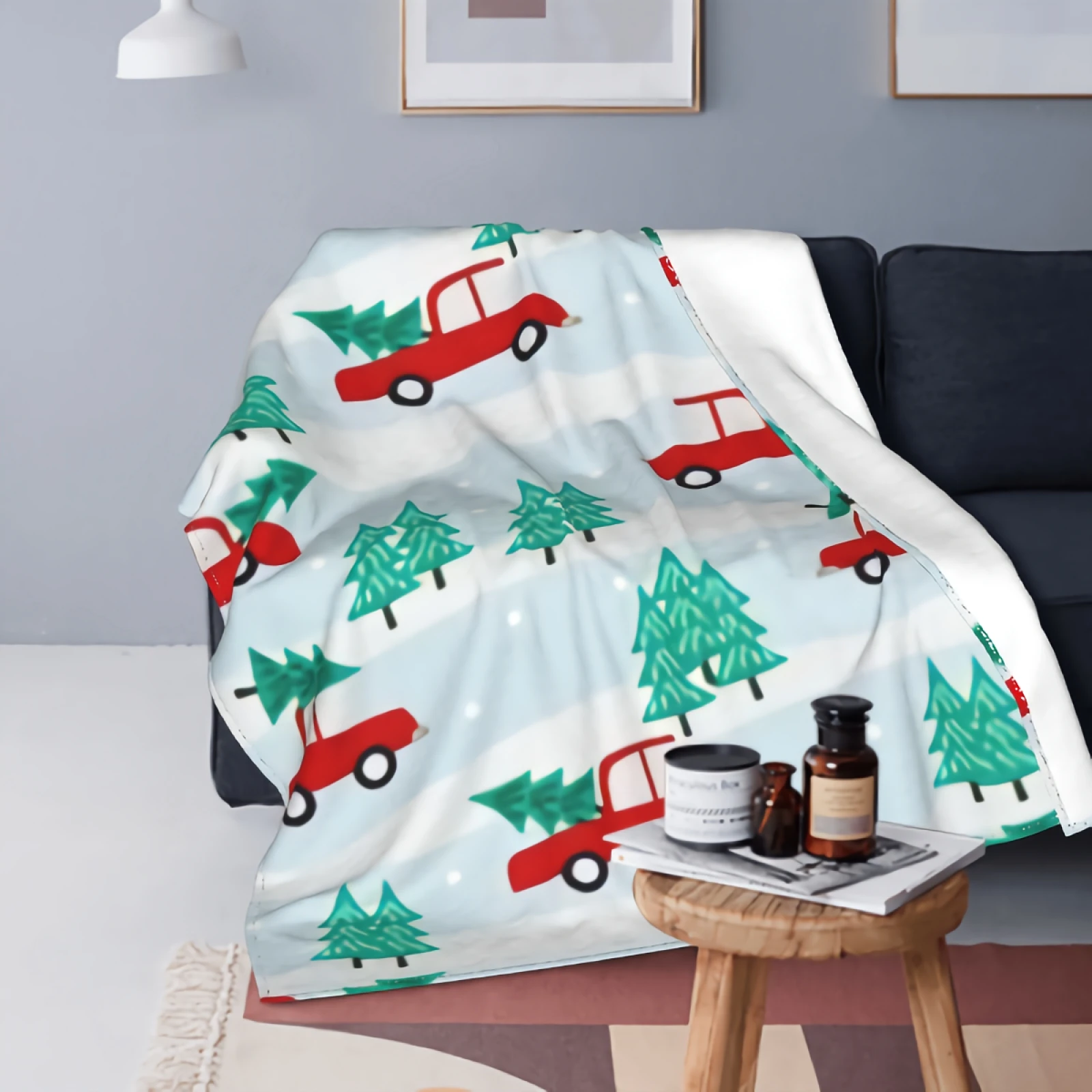 Christmas Holiday Car Flannel Fleece Throw Blanket Cute Red Car In Winter Season Lightweight Cozy Plush Microfiber Bed Blanket
Christmas Holiday Car Flannel Fleece Throw Blanket Cute Red Car In Winter Season Lightweight Cozy Plush Microfiber Bed Blanket