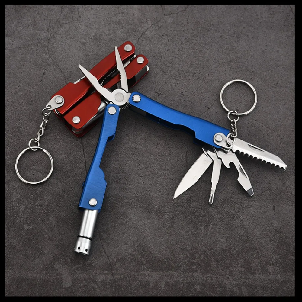 Mini 9-in-1 Multifunctional Tool Pliers Foldable Outdoor Stainless Steel Pliers With LED Light Portable Tool
Mini 9-in-1 Multifunctional Tool Pliers Foldable Outdoor Stainless Steel Pliers With LED Light Portable Tool