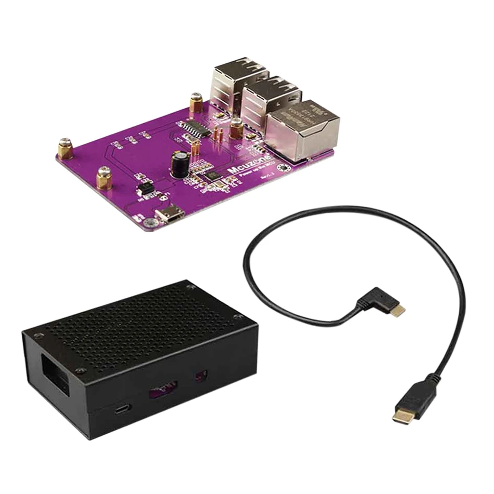 For Raspberry Pi Zero 2W to Raspberry Pi 3B Board USB HUB 100Mbps Ethernet Expansion Board with Aluminum Alloy Shell A
For Raspberry Pi Zero 2W to Raspberry Pi 3B Board USB HUB 100Mbps Ethernet Expansion Board with Aluminum Alloy Shell A