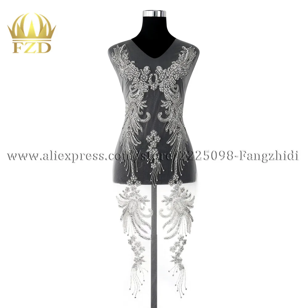 FZD 1 Piece Handicraft Rhinestone Bridal Applique embroidery patches for clothes Beaded Wedding Dress Stones Appliqued for DIY
FZD 1 Piece Handicraft Rhinestone Bridal Applique embroidery patches for clothes Beaded Wedding Dress Stones Appliqued for DIY