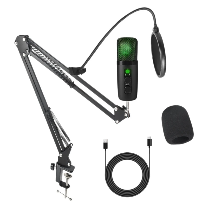 USB Desktop Podcast Computer Game Mic Noise Reduction Rgb Suitable for Vibrato Streaming Media Recording Big Suit
USB Desktop Podcast Computer Game Mic Noise Reduction Rgb Suitable for Vibrato Streaming Media Recording Big Suit
