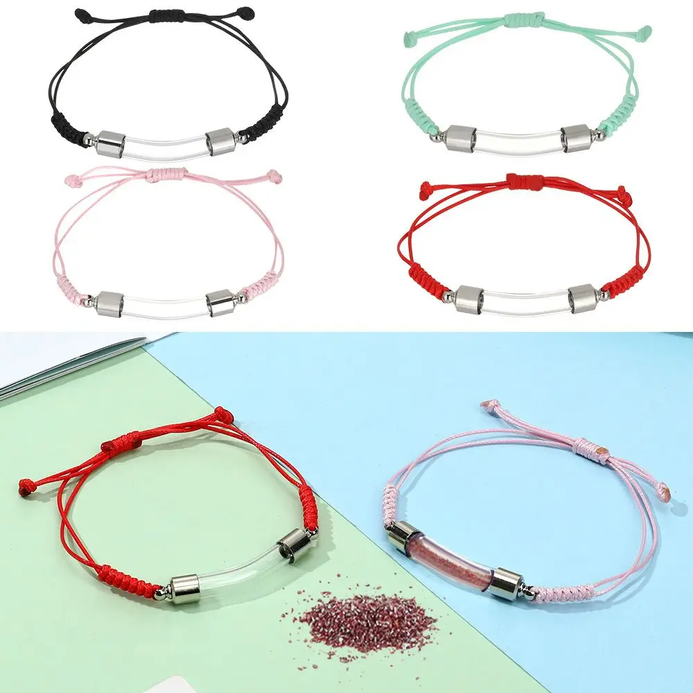 Gift DIY Jewellery Lucky Charm Woven Chain Curve Tube Pendant Glass Vial Wishing Bottle Bracelet Perfume Jars
Gift DIY Jewellery Lucky Charm Woven Chain Curve Tube Pendant Glass Vial Wishing Bottle Bracelet Perfume Jars