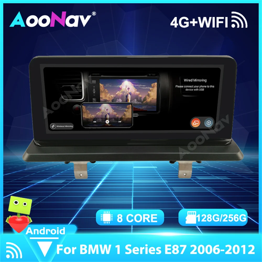 Android 11.0 12.3 Inch Car Radio For BMW 1 Series E87 2006 2007 2008 2009 2010 2011 2012 System 64G 128G 256G GPS Navigation
Android 11.0 12.3 Inch Car Radio For BMW 1 Series E87 2006 2007 2008 2009 2010 2011 2012 System 64G 128G 256G GPS Navigation