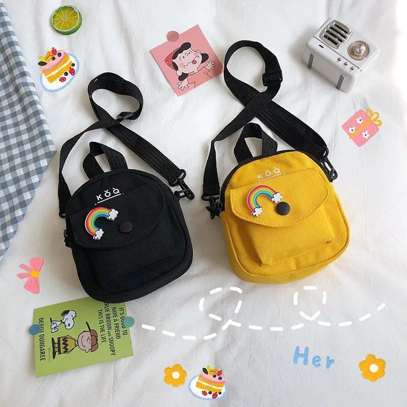 Cute Mini Canvas Messenger Bag Portable Zipper Small Purses Handbags Student Children Boy Girl Cartoon Crossbody Bags
Cute Mini Canvas Messenger Bag Portable Zipper Small Purses Handbags Student Children Boy Girl Cartoon Crossbody Bags