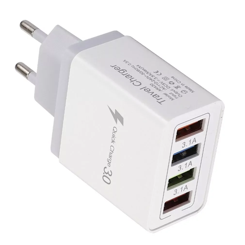 NEW2022 4 USB Port Charger Quick Charge 3.0 for iPhone Tablet Travel Charging Head Induction Mobile Phone Charger Adapter
NEW2022 4 USB Port Charger Quick Charge 3.0 for iPhone Tablet Travel Charging Head Induction Mobile Phone Charger Adapter