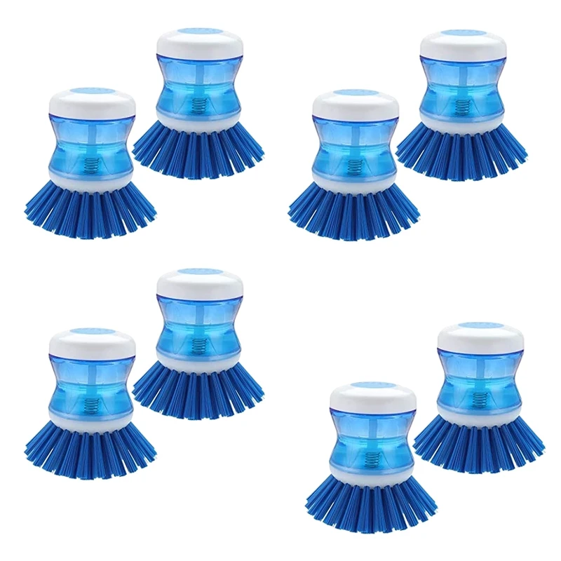 Cleaning Brushes Dish Brush With Soap Dispenser For Dishes Pot Pan Kitchen Sink Scrubbing Cleaning Washing Cleaner Holder Blue
Cleaning Brushes Dish Brush With Soap Dispenser For Dishes Pot Pan Kitchen Sink Scrubbing Cleaning Washing Cleaner Holder Blue