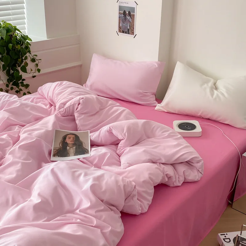Black and Pink Bedding Set for Girls Bedroom Single Double Bed Queen/King Comforter Sets Bed Sheet Duvet Cover with Pillowcases
Black and Pink Bedding Set for Girls Bedroom Single Double Bed Queen/King Comforter Sets Bed Sheet Duvet Cover with Pillowcases