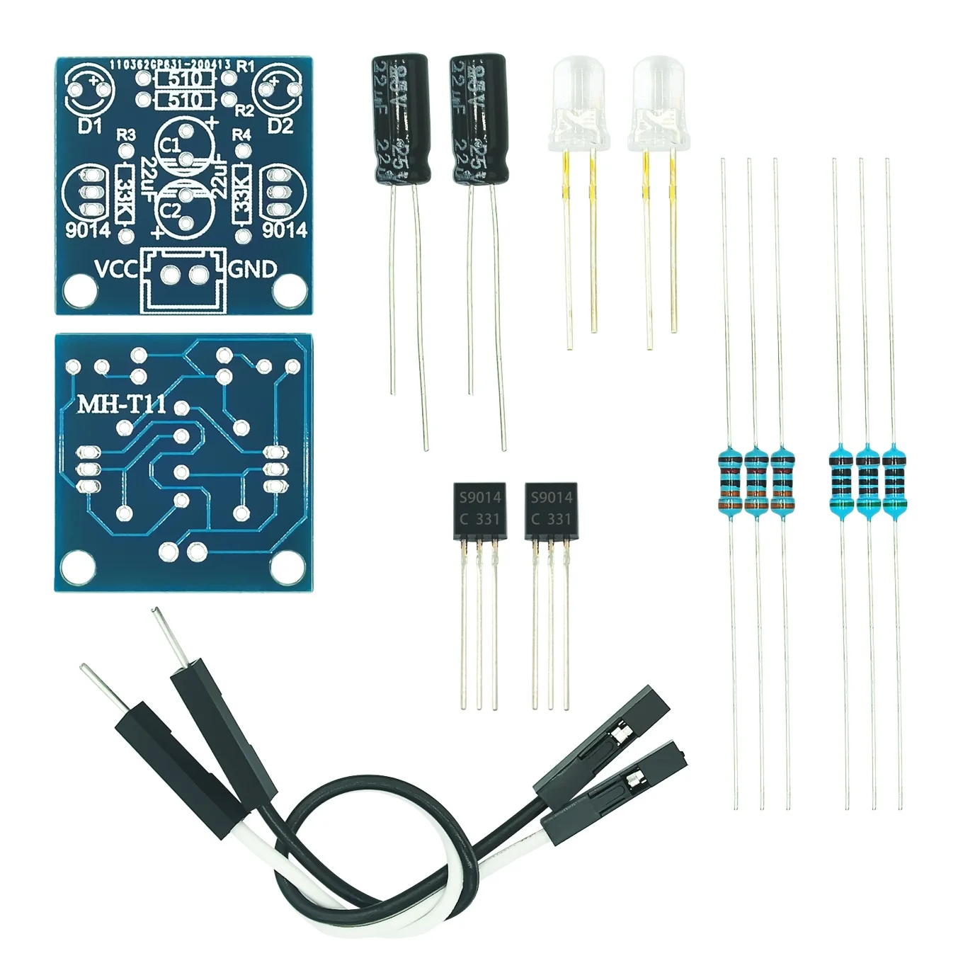 Simple Flash Circuit Making 5MM LED Bead Flashing DIY Kit Flash Circuit Board Module
Simple Flash Circuit Making 5MM LED Bead Flashing DIY Kit Flash Circuit Board Module