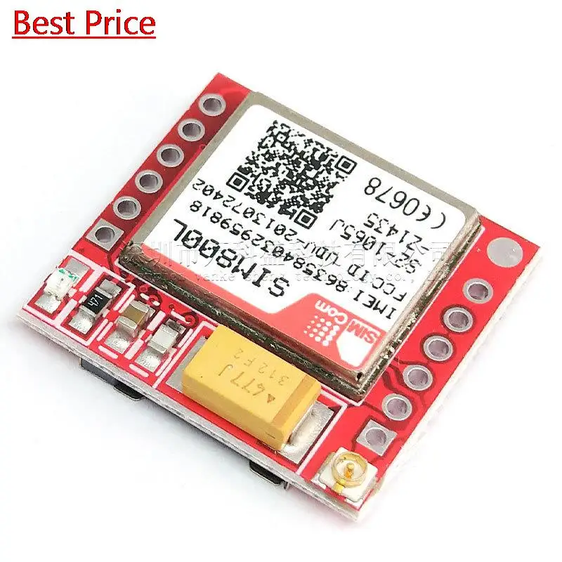 50Pcs/lot Smallest Sim800l Gprs Gsm Module Microsim Card Core Board Quad-band Ttl Serial Port with the Antenna
50Pcs/lot Smallest Sim800l Gprs Gsm Module Microsim Card Core Board Quad-band Ttl Serial Port with the Antenna