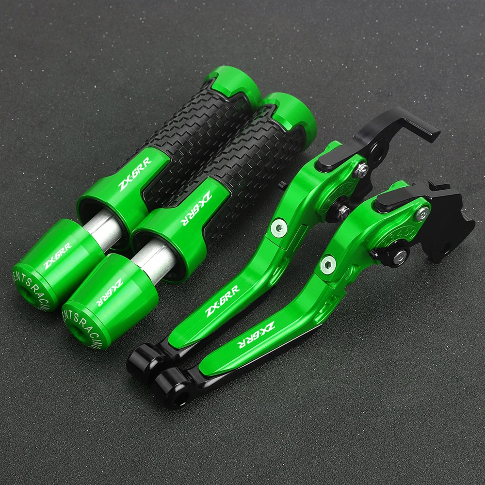 ZX 6RR For KAWASAKI ZX6RR ZX-6RR 2000 2001 2002 2003 2004 Motorcycle Handlebar Hand Grips Ends Handle Brake Clutch Levers
ZX 6RR For KAWASAKI ZX6RR ZX-6RR 2000 2001 2002 2003 2004 Motorcycle Handlebar Hand Grips Ends Handle Brake Clutch Levers