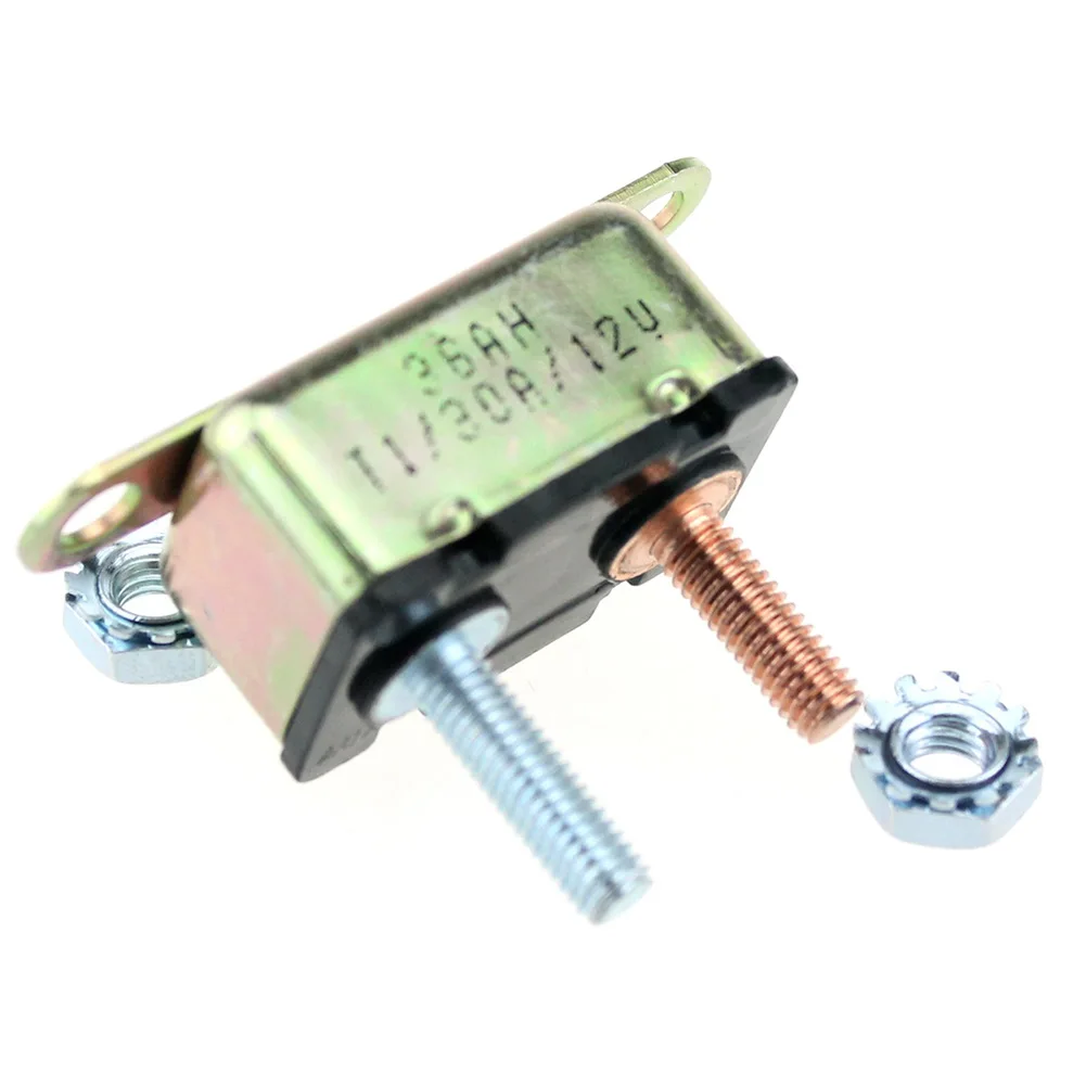For Battery Chargers Trucks Buses RVs Circuit Breaker Fuse 1.248\"x0.693\"x0.8\" Inch 12V 30A/40A/50A Auto Reset
For Battery Chargers Trucks Buses RVs Circuit Breaker Fuse 1.248\"x0.693\"x0.8\" Inch 12V 30A/40A/50A Auto Reset