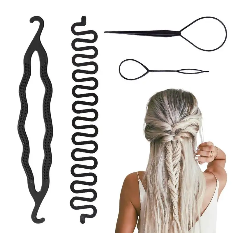 Hair Tail Tools 4PCS/set Hairstyle Tool Set DIY Hair Tool For Long Curly Short Hairs For Women Girlfriends Girls Classmates And
Hair Tail Tools 4PCS/set Hairstyle Tool Set DIY Hair Tool For Long Curly Short Hairs For Women Girlfriends Girls Classmates And