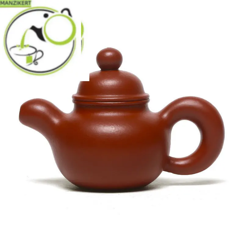 

120ml Chinese Yixing Purple Clay Teapot Small Capacity Handmade Tea Pot Raw Ore Dahongpao Kettle Authentic Zisha Tea Set Teaware