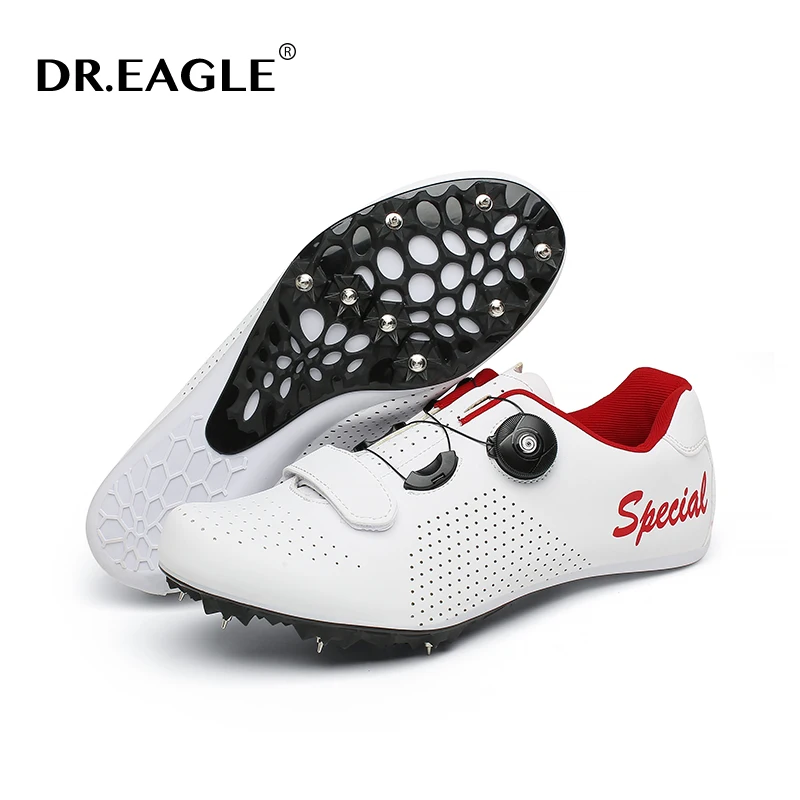 DR.EAGLE New Track And Field Shoes Men Women Professional Spikes Racing Running Shoes Lightweight Track Sport Sneakers For Men
DR.EAGLE New Track And Field Shoes Men Women Professional Spikes Racing Running Shoes Lightweight Track Sport Sneakers For Men