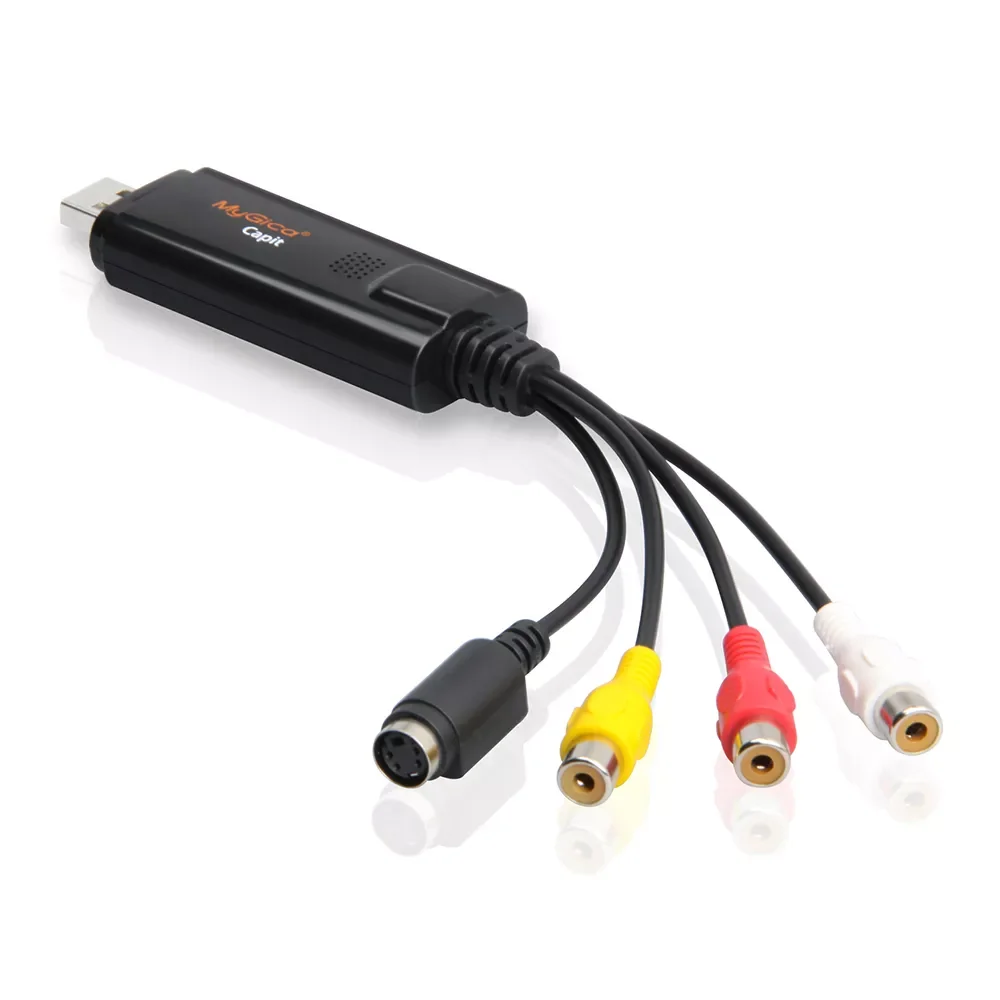 NEW2023 Geniatech MyGica Capit USB Video Capture Analog Video to Digital, Convert VHS Composite and S-Video to USB on PC
NEW2023 Geniatech MyGica Capit USB Video Capture Analog Video to Digital, Convert VHS Composite and S-Video to USB on PC