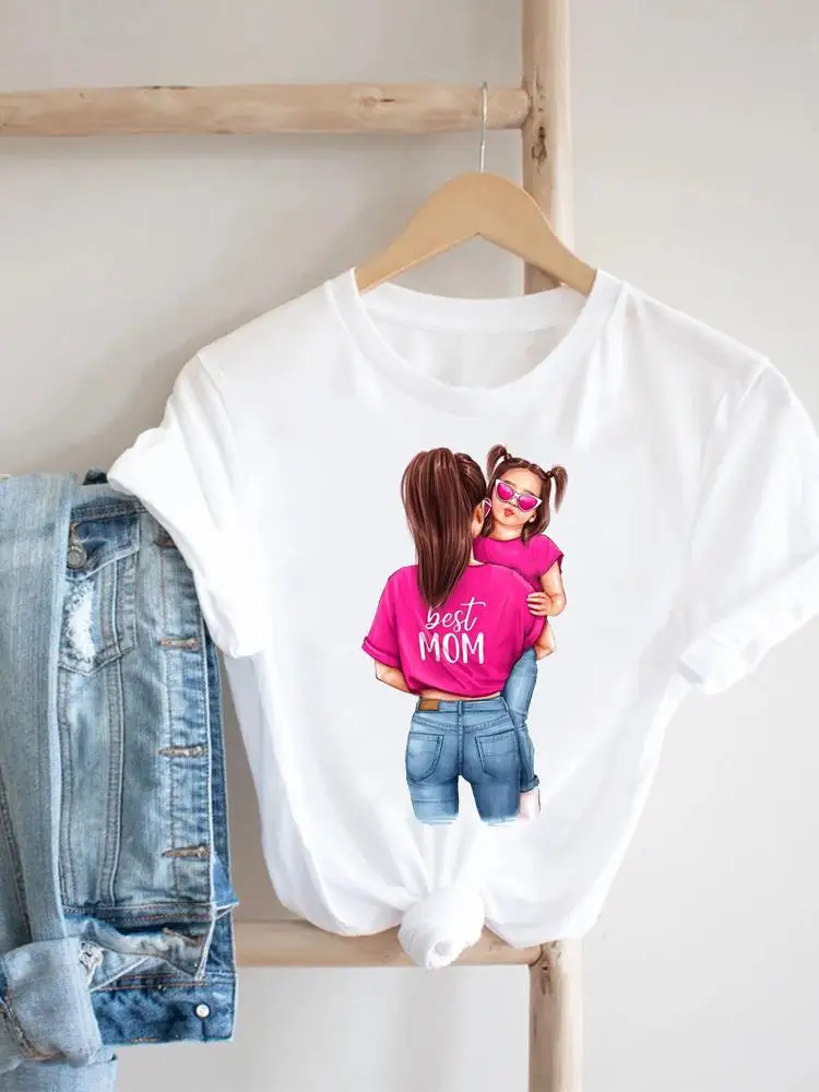 Tee Casual Mom Love Sweet Trend 90s Summer Pretty Women Clothing Print Tshirt Nice Top Short Sleeve Fashion Graphic T-shirt
Tee Casual Mom Love Sweet Trend 90s Summer Pretty Women Clothing Print Tshirt Nice Top Short Sleeve Fashion Graphic T-shirt