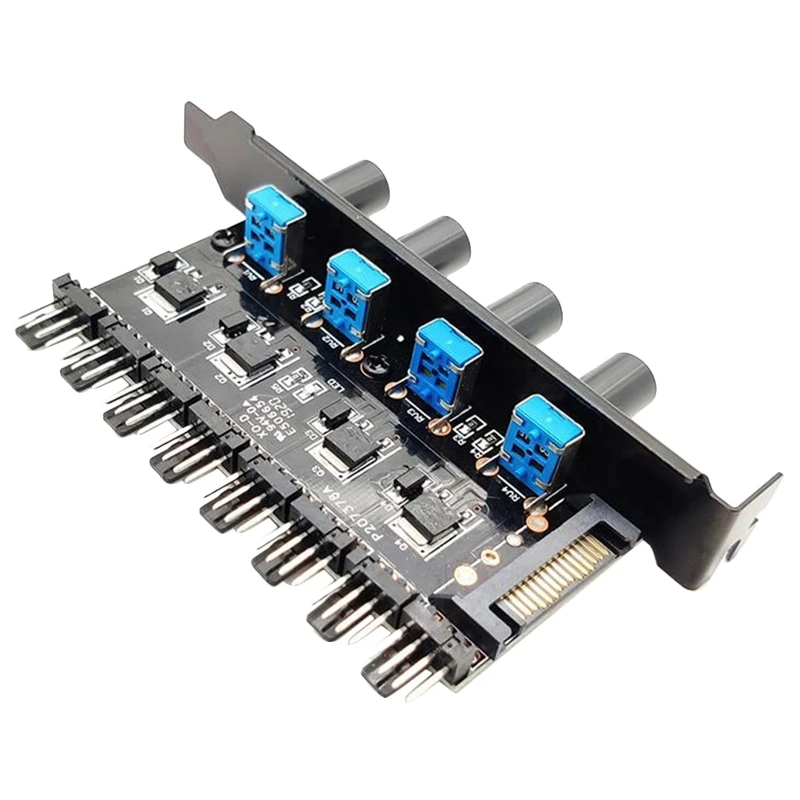 Chassis Baffle Pci Bit Fan Speed Controller 8Way 4-Knob Hub Radiator External Speed Control Switch For Desktop Computers
Chassis Baffle Pci Bit Fan Speed Controller 8Way 4-Knob Hub Radiator External Speed Control Switch For Desktop Computers