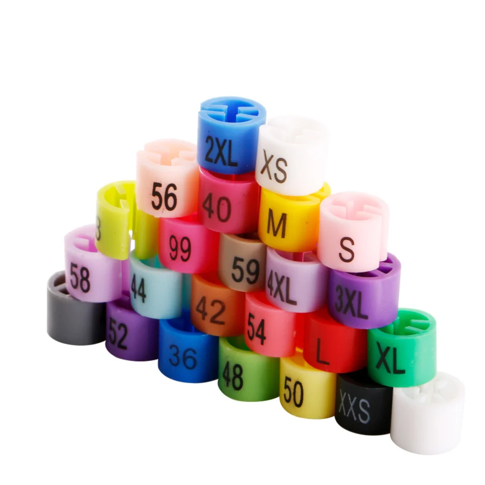 100pcs Plastic Hanger Size Marker Preprinted Numbers Sizes Number Assorted Xs/s/m/l/xl/2xl/3xl Divider Accessories Snap On Tube
100pcs Plastic Hanger Size Marker Preprinted Numbers Sizes Number Assorted Xs/s/m/l/xl/2xl/3xl Divider Accessories Snap On Tube