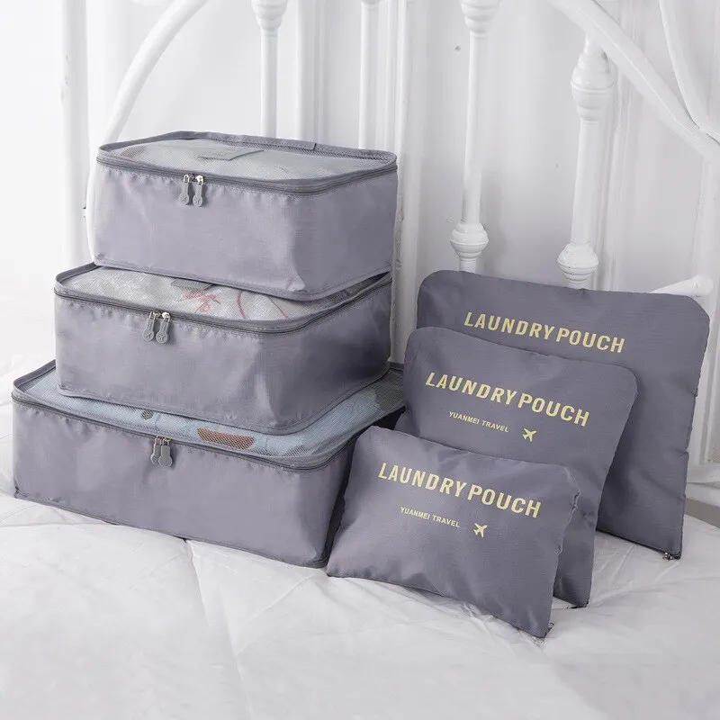 6 Piece Set Travel Organizer Storage Bag Wardrobe Clothe Storage Cases Luggage Packing Bags For Clothes Underwear Cosmetics
6 Piece Set Travel Organizer Storage Bag Wardrobe Clothe Storage Cases Luggage Packing Bags For Clothes Underwear Cosmetics