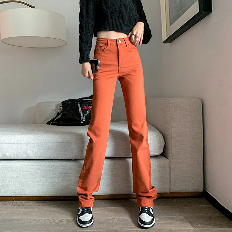 Vintage High Waist Jeans For Women 2022 Fall Denim Straight Pants Korean Fashion Loose Trousers Female 811
Vintage High Waist Jeans For Women 2022 Fall Denim Straight Pants Korean Fashion Loose Trousers Female 811