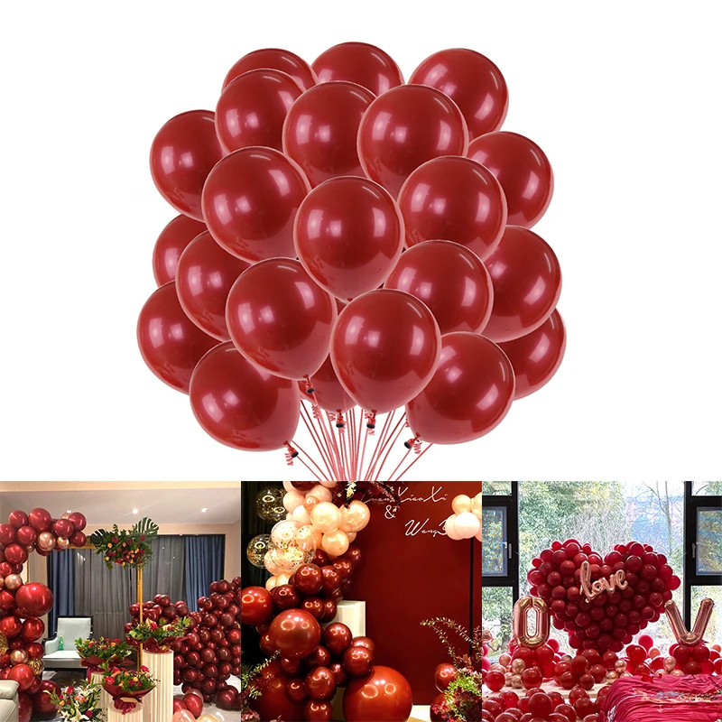 10pcs Rudy Red Glossy Metal Pearl Latex Balloons Chrome Metallic Color Balloon Valentines Wedding Party Decoration Helium Globos
10pcs Rudy Red Glossy Metal Pearl Latex Balloons Chrome Metallic Color Balloon Valentines Wedding Party Decoration Helium Globos