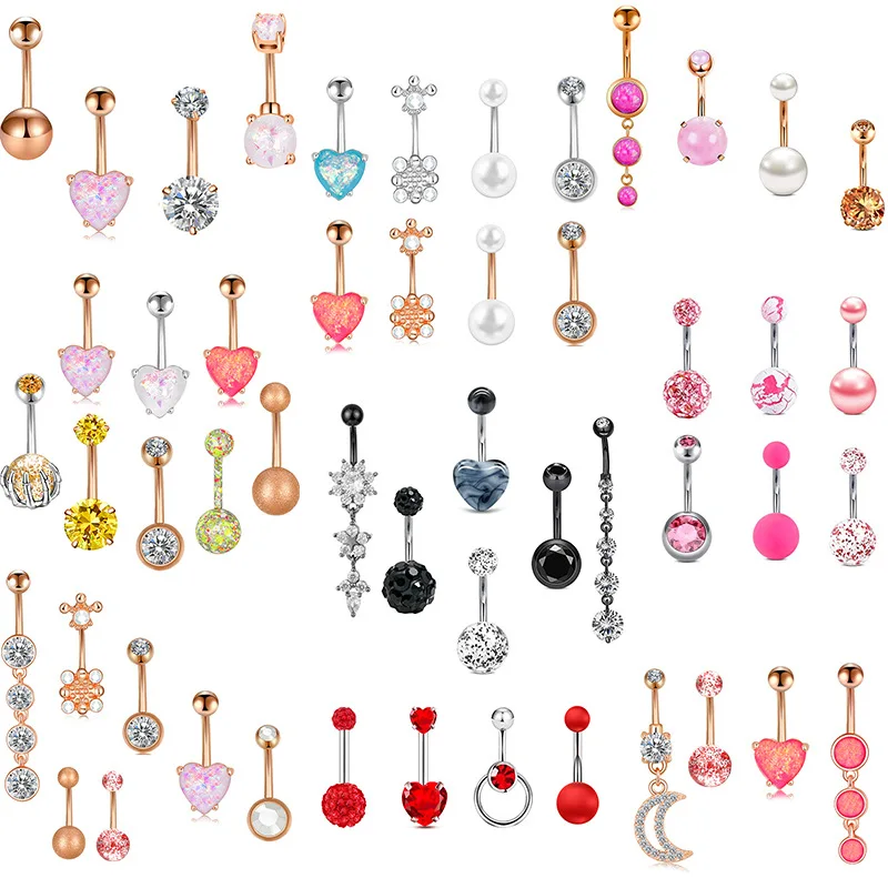 Belly Body Piercing Belly Ring Set Stainless Steel Belly Button Rings Jewelry Set Piercing Jewelry For Women
Belly Body Piercing Belly Ring Set Stainless Steel Belly Button Rings Jewelry Set Piercing Jewelry For Women