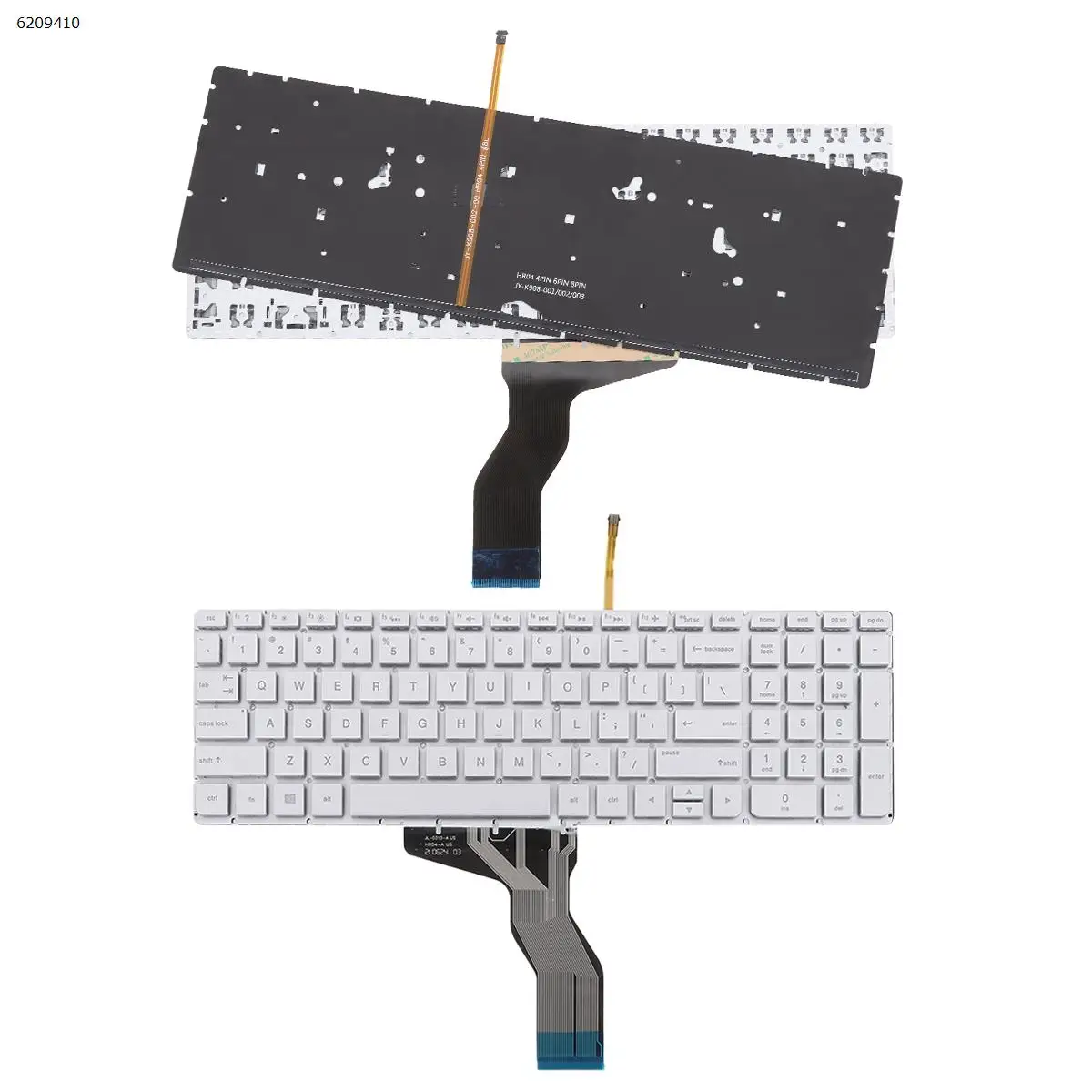 Клавиатура для ноутбука HP Pavilion 15-ab116la 15-ab102la 15-ab105la 15-ab106la, серебристая подсветка без рамки с кабелем в сложенном виде
Клавиатура для ноутбука HP Pavilion 15-ab116la 15-ab102la 15-ab105la 15-ab106la, серебристая подсветка без рамки с кабелем в сложенном виде