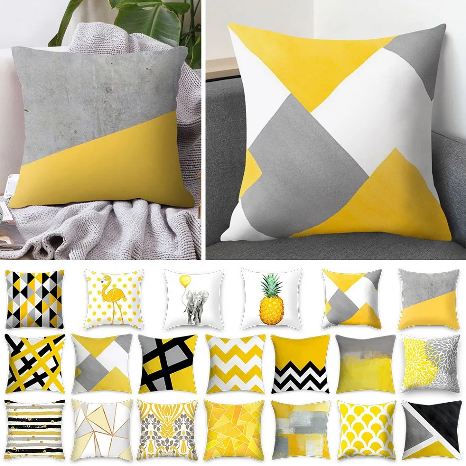 Nordic Yellow Pillowcase Geometric Decorative Pillows Living Room Sofa Cushions Chair Car Home Halloween Christmas Decor
Nordic Yellow Pillowcase Geometric Decorative Pillows Living Room Sofa Cushions Chair Car Home Halloween Christmas Decor