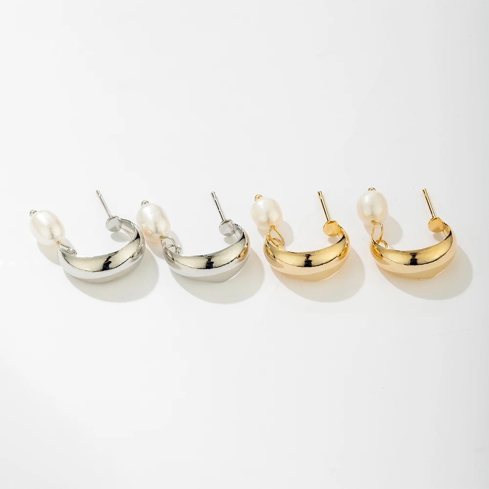Fashion Glossy Metal Naturel Pearl Dangle Earrings For Women Geometric Punk Gold Earrings Party Jewelry Gift
Fashion Glossy Metal Naturel Pearl Dangle Earrings For Women Geometric Punk Gold Earrings Party Jewelry Gift