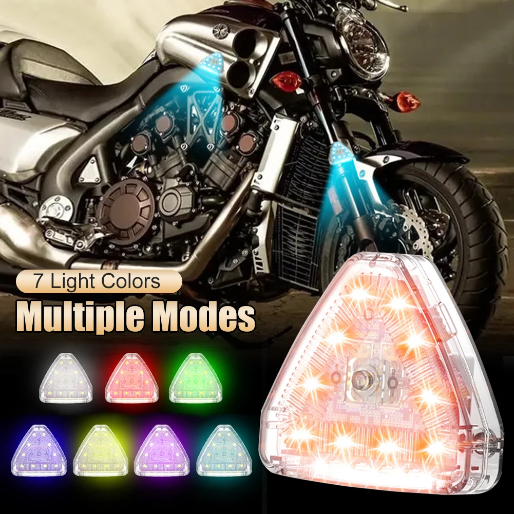 Universal Motorcycle LED Strobe Light Triangle Mini Flashing Warning Signal Light USB Rechargeable Anti-Collision Brake Light
Universal Motorcycle LED Strobe Light Triangle Mini Flashing Warning Signal Light USB Rechargeable Anti-Collision Brake Light
