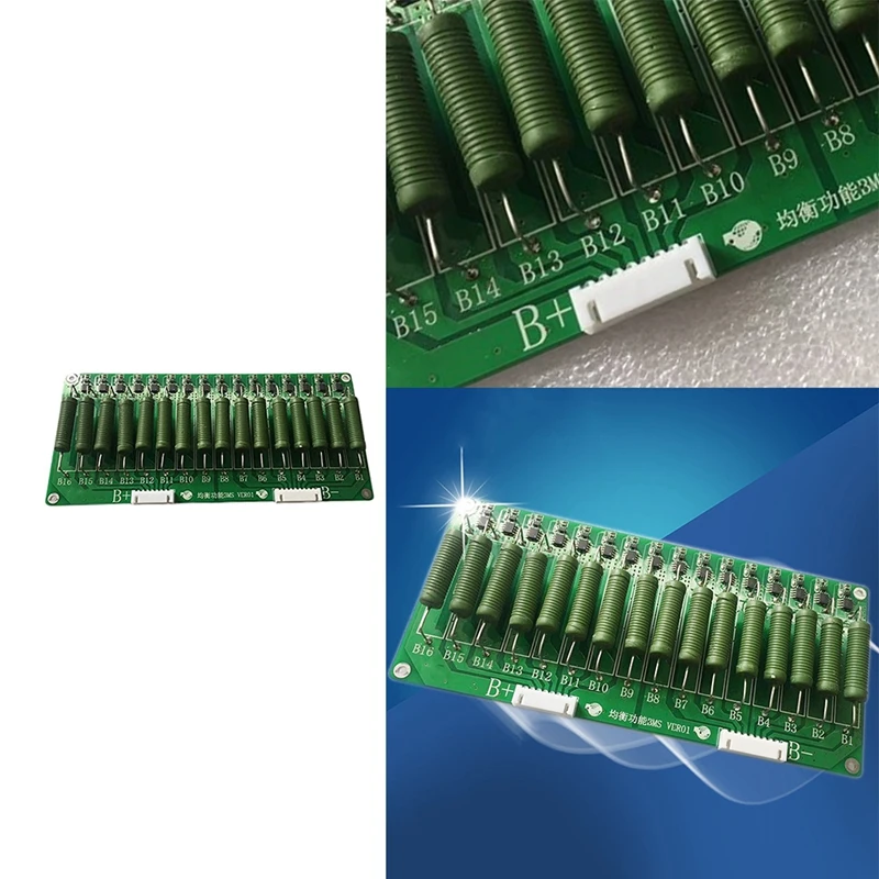 3S - 16S High Current Lithium Battery Balance Board 60V 48V 1.5A Balancing Current Active Equalizer Balancer Lifepo4
3S - 16S High Current Lithium Battery Balance Board 60V 48V 1.5A Balancing Current Active Equalizer Balancer Lifepo4