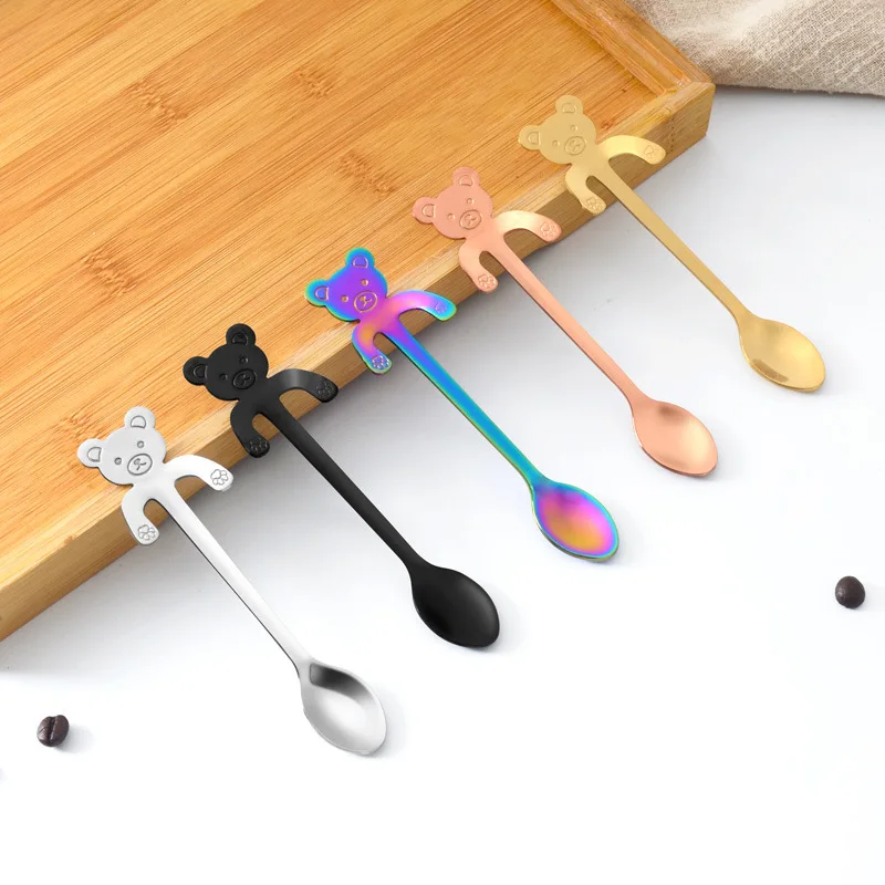 Coffee spoon Stainless Steel Cartoon Cat Spoon Long Handle Flatware Coffee Drinking Tools Kitchen GadgetC
Coffee spoon Stainless Steel Cartoon Cat Spoon Long Handle Flatware Coffee Drinking Tools Kitchen GadgetC