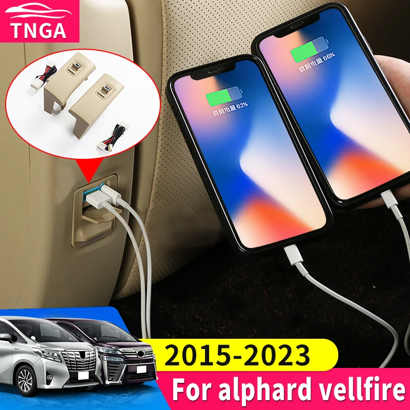 Зарядное устройство USB для Toyota Alphard Vellfire 30 серии 2015-2023 2022, быстрое зарядное устройство с двойным интерфейсом
Зарядное устройство USB для Toyota Alphard Vellfire 30 серии 2015-2023 2022, быстрое зарядное устройство с двойным интерфейсом