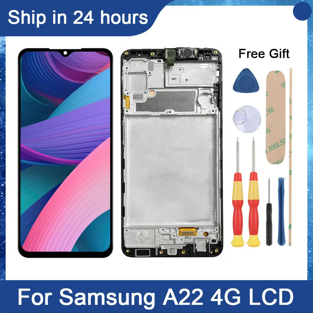 AiNiCole 6.4'' For Samsung Galaxy A22 4G LCD Display Touch Screen Digitizer Assembly A225F A225F/DS A225 LCD Screen Replacement
AiNiCole 6.4'' For Samsung Galaxy A22 4G LCD Display Touch Screen Digitizer Assembly A225F A225F/DS A225 LCD Screen Replacement