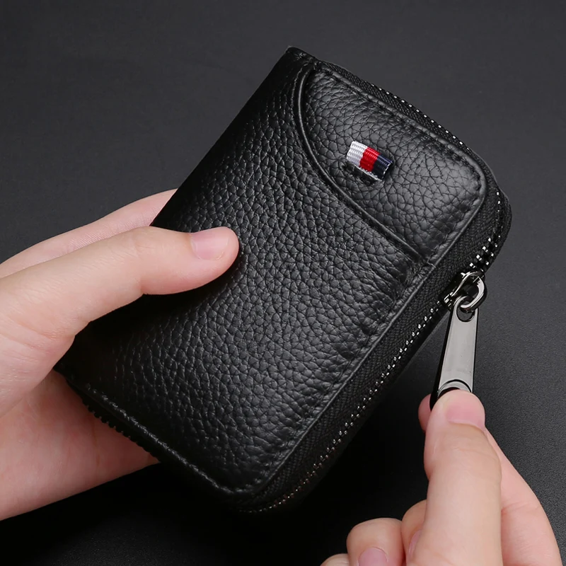 Driver's license small card bag men's leather zipper organ women's credit card card bag card holder card holder
Driver's license small card bag men's leather zipper organ women's credit card card bag card holder card holder