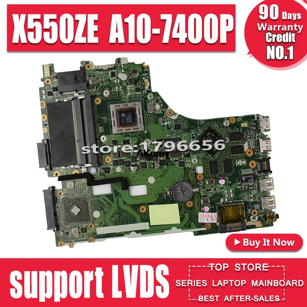 X550ZE Motherboard A10-7400U LVDS For Asus X550ZE X550Z K550Z laptop Motherboard X550ZE Mainboard X550ZE Motherboard test ok
X550ZE Motherboard A10-7400U LVDS For Asus X550ZE X550Z K550Z laptop Motherboard X550ZE Mainboard X550ZE Motherboard test ok