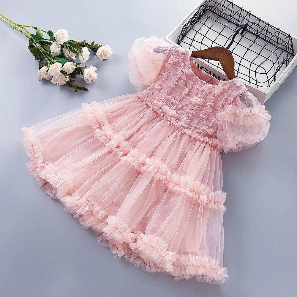 Sodawn 4-7Y Summer Puff Sleeve Princess Dress Mesh Dress Party Birthday Girl Clothes Kid Clothes Children Dress
Sodawn 4-7Y Summer Puff Sleeve Princess Dress Mesh Dress Party Birthday Girl Clothes Kid Clothes Children Dress