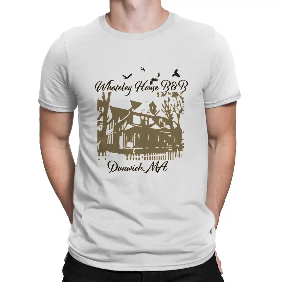 Whateley House B & B, Специальная футболка dunкоторый, Cthulhu Mythos, Повседневная футболка, женская футболка для взрослых
Whateley House B & B, Специальная футболка dunкоторый, Cthulhu Mythos, Повседневная футболка, женская футболка для взрослых