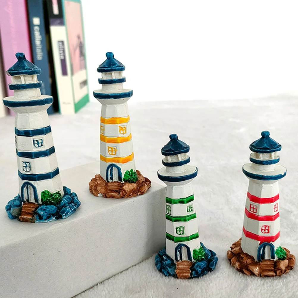 4 Pcs Small Component Home Crafts Mediterranean Ornaments Style Lighthouse Fish Decorations Tank Sculpture Sea Mini
4 Pcs Small Component Home Crafts Mediterranean Ornaments Style Lighthouse Fish Decorations Tank Sculpture Sea Mini