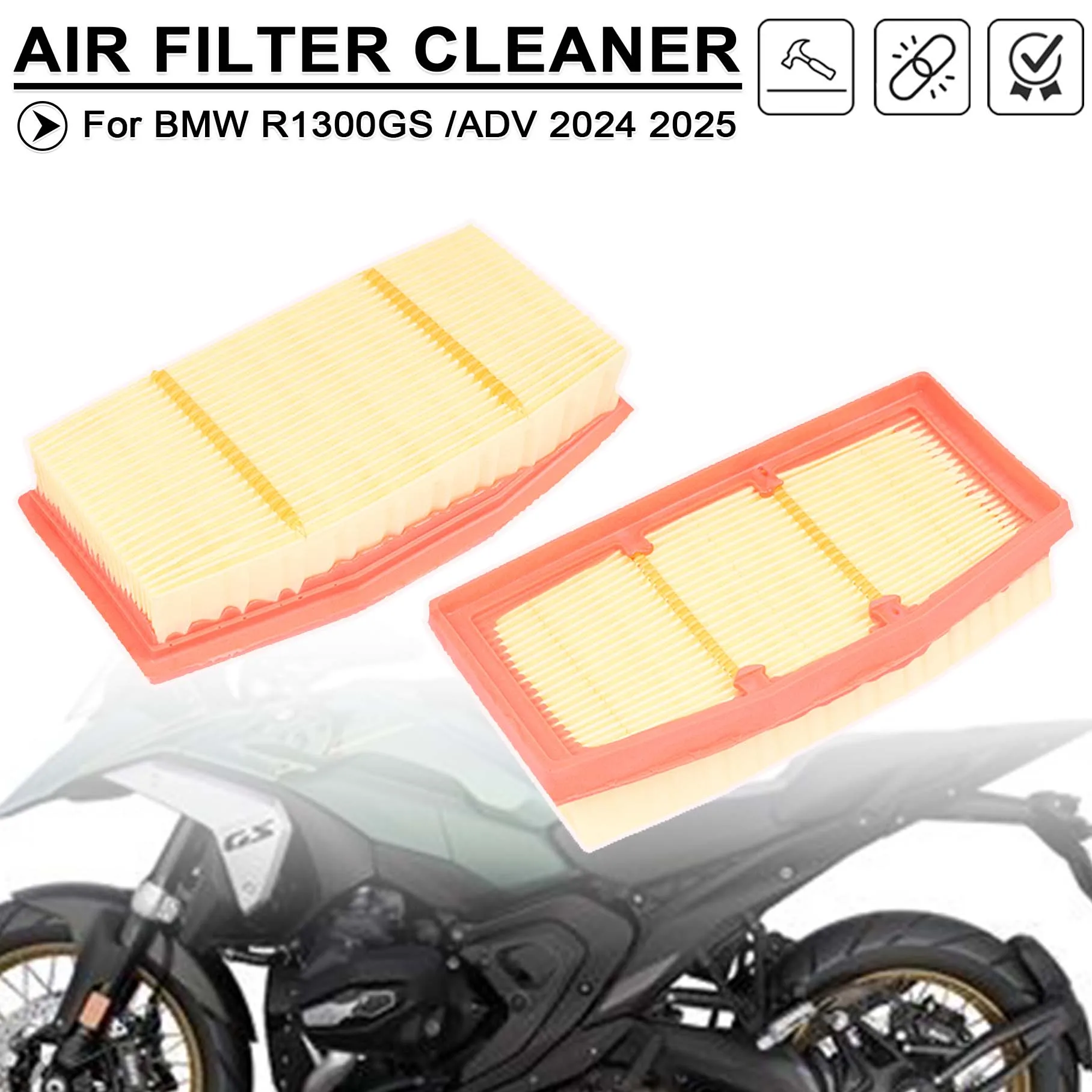 BMW R1300GS Adventure GS1300R Воздушный Фильтр 2024-2025 Мотоцикл Воздухоочиститель Высокоэффективный Фильтр Впуска Воздуха С...
BMW R1300GS Adventure GS1300R Воздушный Фильтр 2024-2025 Мотоцикл Воздухоочиститель Высокоэффективный Фильтр Впуска Воздуха С...