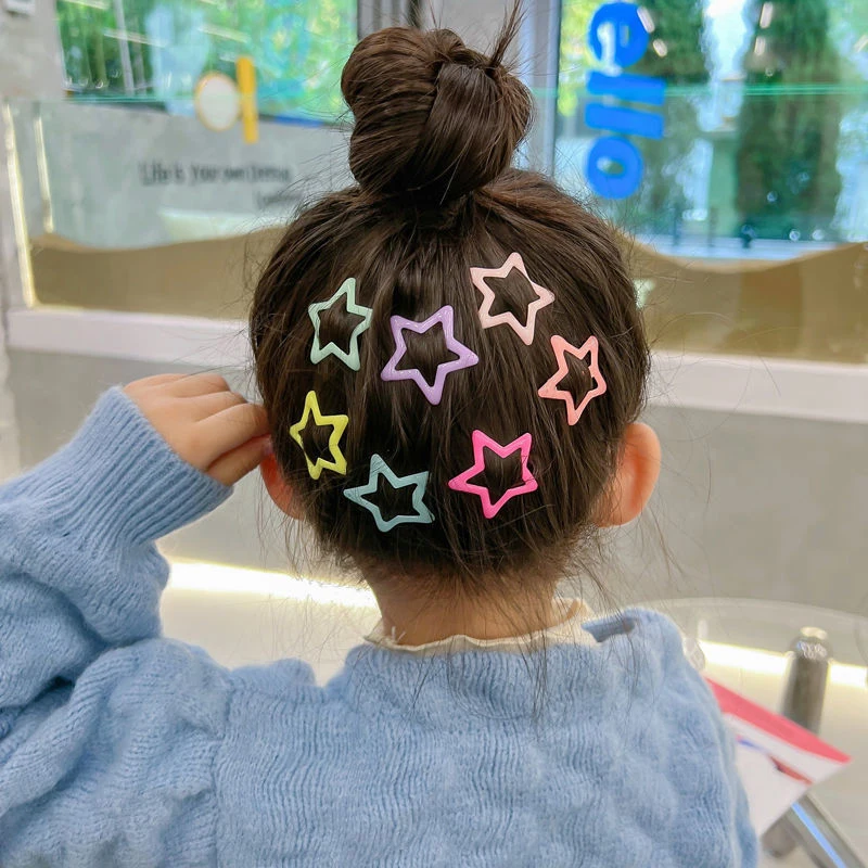 1Set Cute Five-pointed Star Butterfly Children's Small Hairpin Broken Hair Hairpin Bangs BB Clip For Baby Hair Accessories
1Set Cute Five-pointed Star Butterfly Children's Small Hairpin Broken Hair Hairpin Bangs BB Clip For Baby Hair Accessories