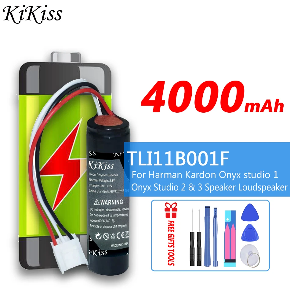

KiKiss High Capacity 4000mAh LI11B001F Battery for Harman Kardon Onyx studio 1,Onyx Studio 2 & 3 Speaker Loudspeaker