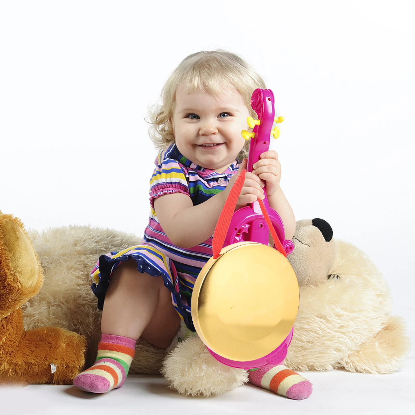 Toy Hand Gong Chinese Cooper Hammer Brass Instruments Company Opening Percussion Interesting
Toy Hand Gong Chinese Cooper Hammer Brass Instruments Company Opening Percussion Interesting